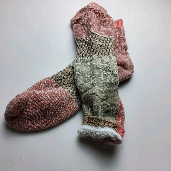 Bombas Heavyweight Merino Wool Quarter Socks Size L - Picture 3 of 4